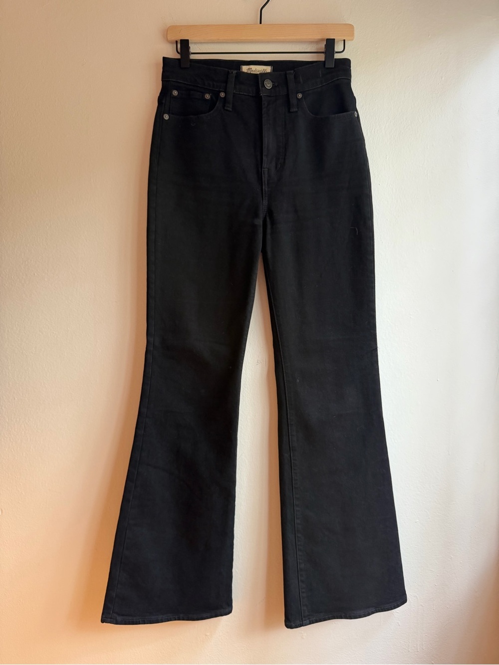 Madewell Black Women's Flared Jeans